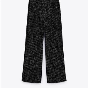 ZARA - WIDE LEG TROUSERS WITH A TEXTURED WEAVE